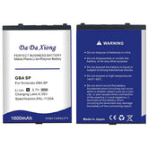 1600mAh Top Battery For Nintendo Gameboy Advance GBA SP GBASP Bateria